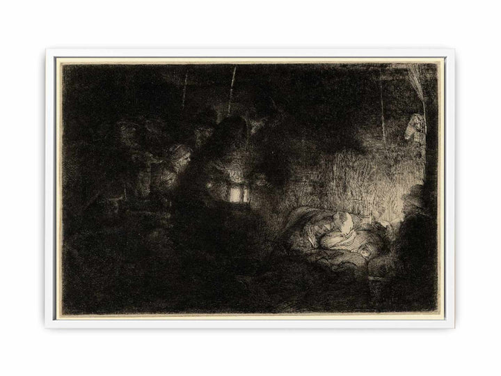 The Adoration of the Shepherds A Night Piece Painting
