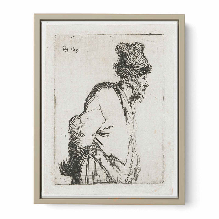 Peasant With His Hands Behind His Back Painting