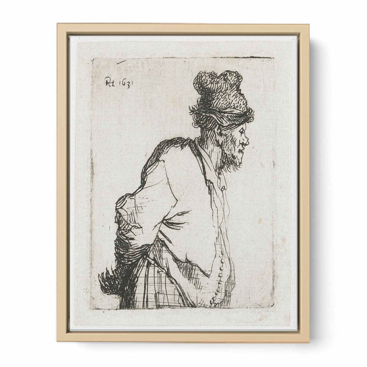Peasant With His Hands Behind His Back Painting