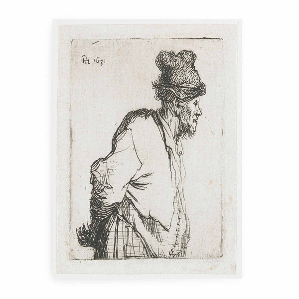 Peasant With His Hands Behind His Back Painting