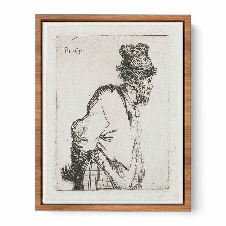 Peasant With His Hands Behind His Back Painting