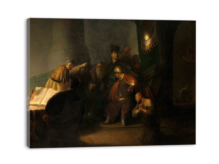 Repentant Judas Returning The Pieces Of Silver
 Painting