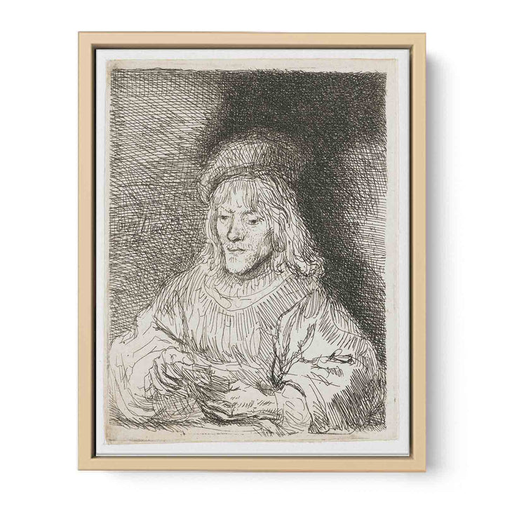 The Card Player Painting