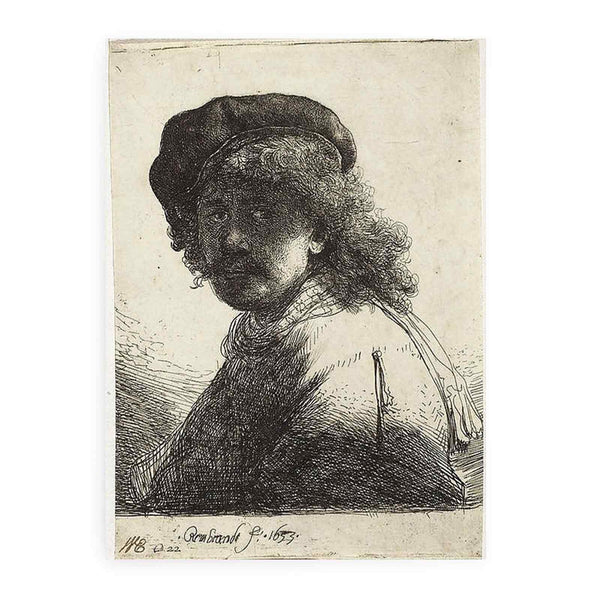 Self-Portrait In A Cap And Scarf Painting