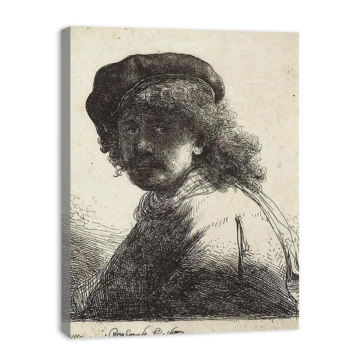 Self-Portrait In A Cap And Scarf Painting