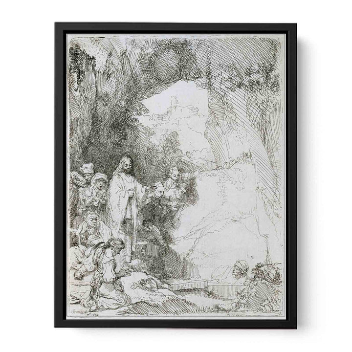 The raising of Lazarus Painting