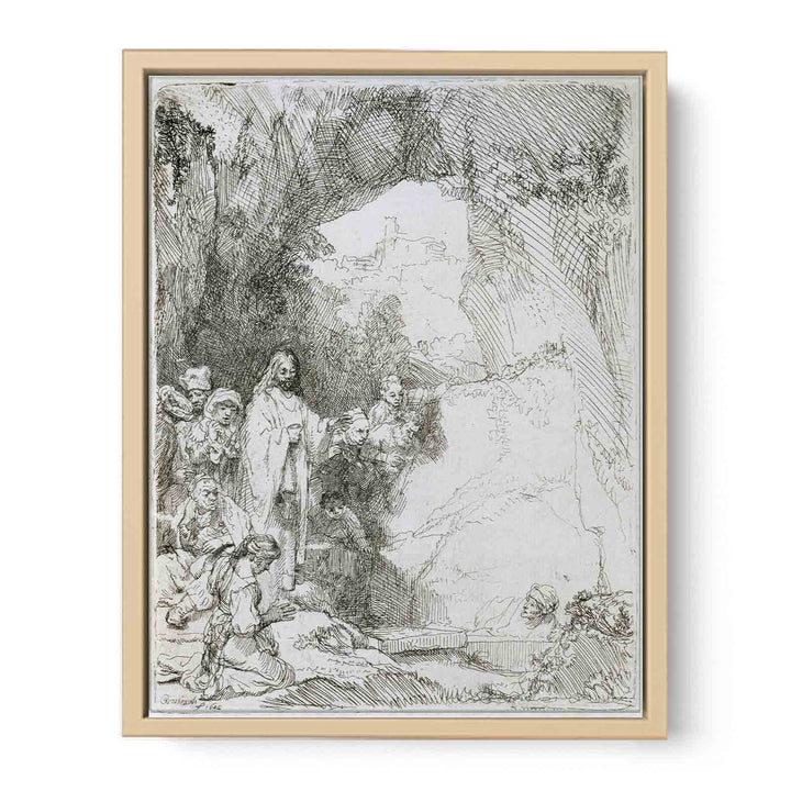 The raising of Lazarus Painting