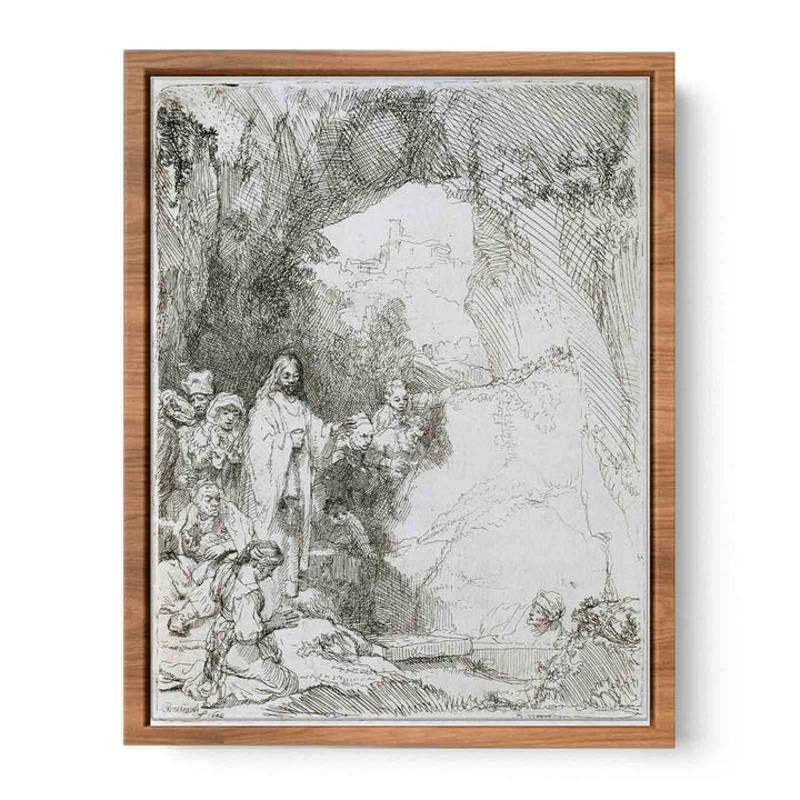 The raising of Lazarus Painting