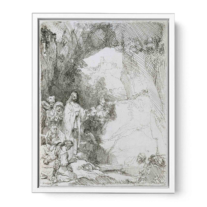 The raising of Lazarus Painting
