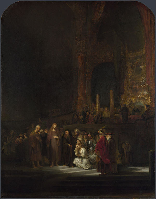 Christ and the Woman Taken in Adultery 1644 