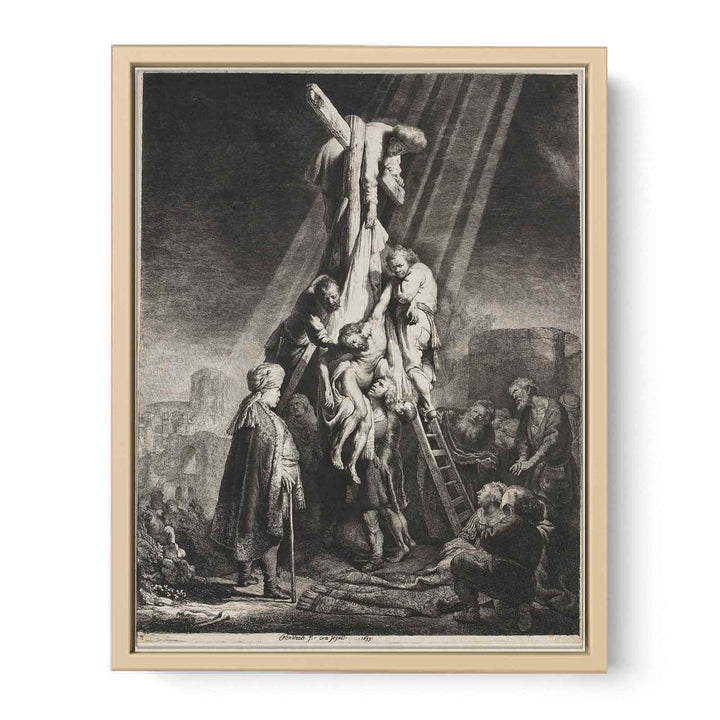 The Descent from the Cross Second Plate Painting