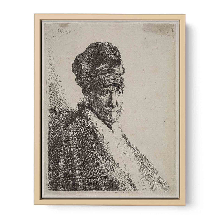 Bust of a Man wearing a High Cap (The Artists Father )
 Painting