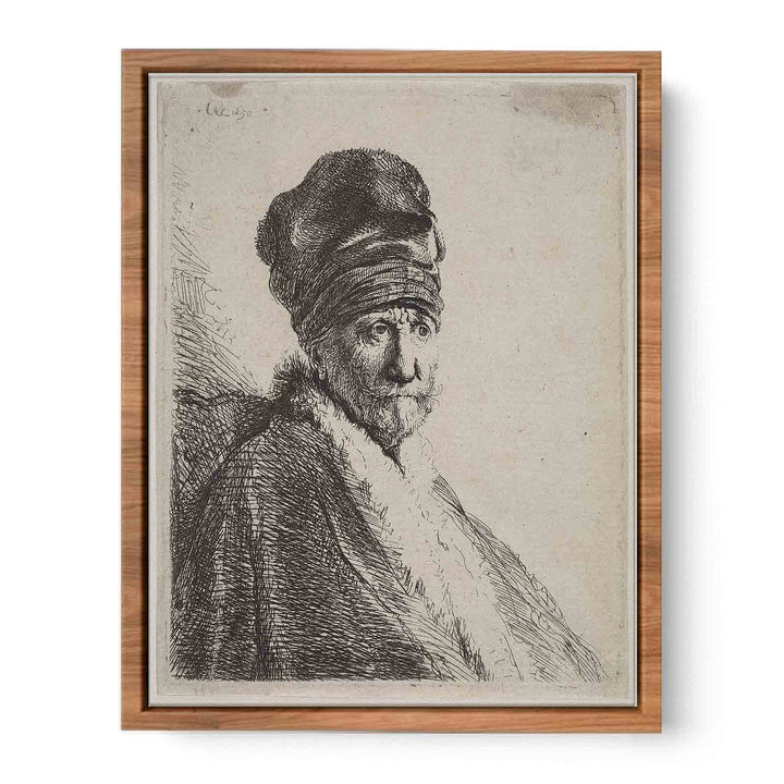 Bust of a Man wearing a High Cap (The Artists Father )
 Painting