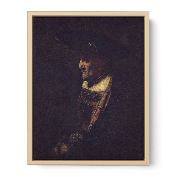 Portrait of a man in hat
 Painting