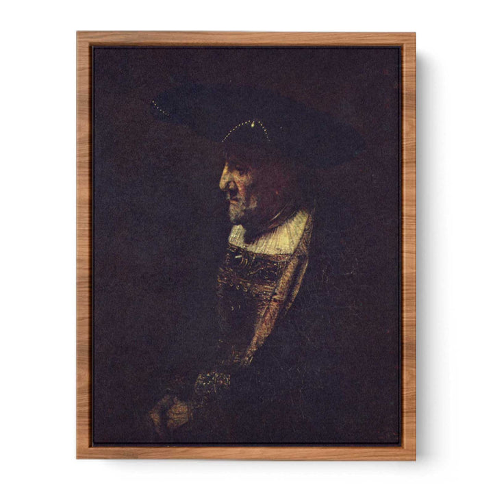 Portrait of a man in hat
 Painting