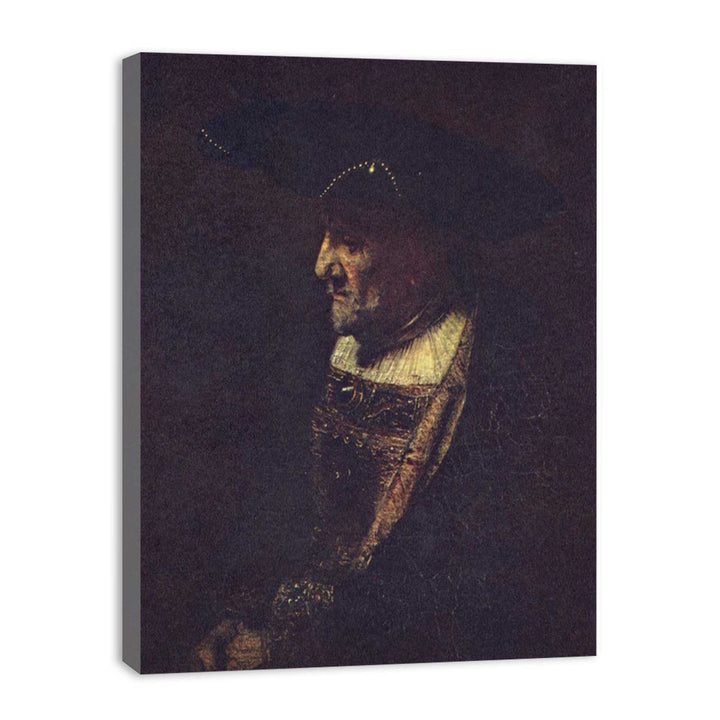 Portrait of a man in hat
 Painting