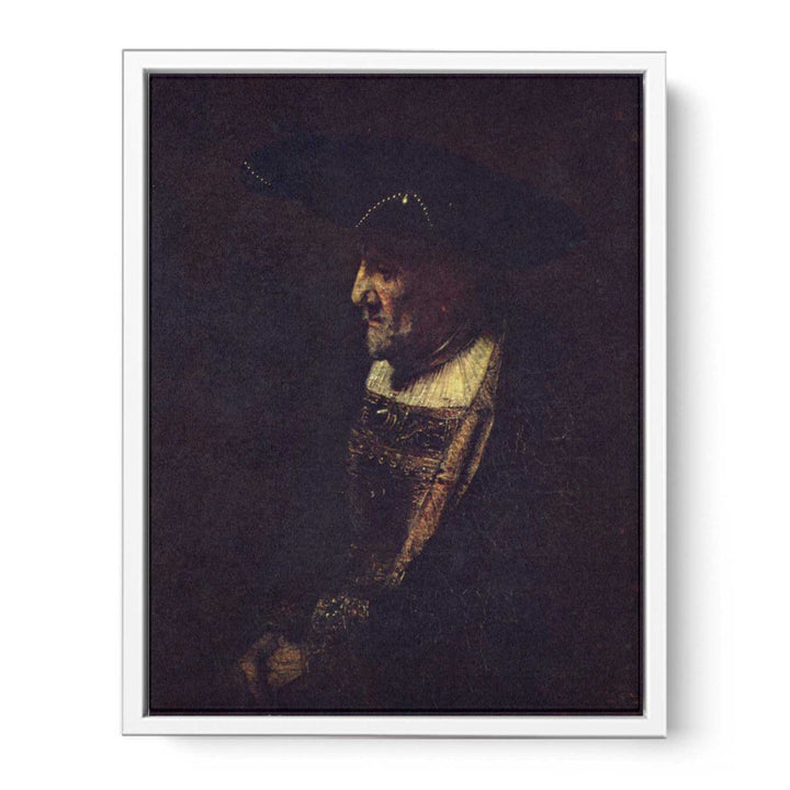 Portrait of a man in hat
 Painting