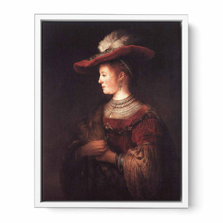 Saskia in Pompous Dress c. 1642 Painting