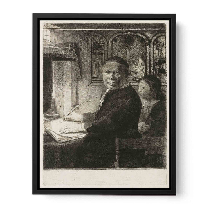 Lieven Willemsz. van Coppenol, Writing-Master Small Plate Painting