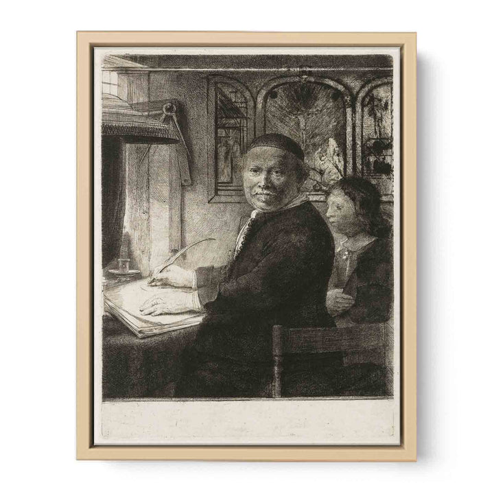 Lieven Willemsz. van Coppenol, Writing-Master Small Plate Painting