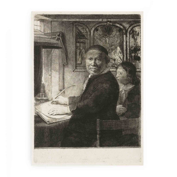 Lieven Willemsz. van Coppenol, Writing-Master Small Plate Painting