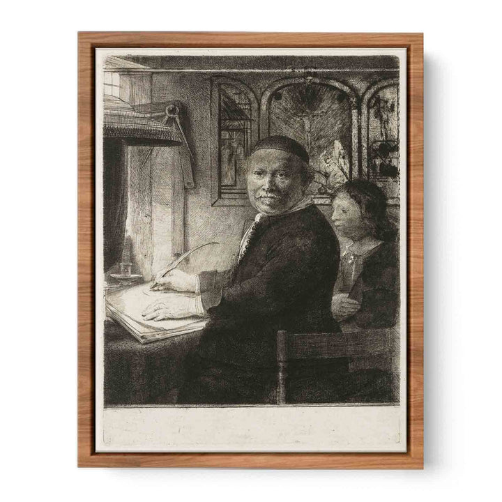 Lieven Willemsz. van Coppenol, Writing-Master Small Plate Painting