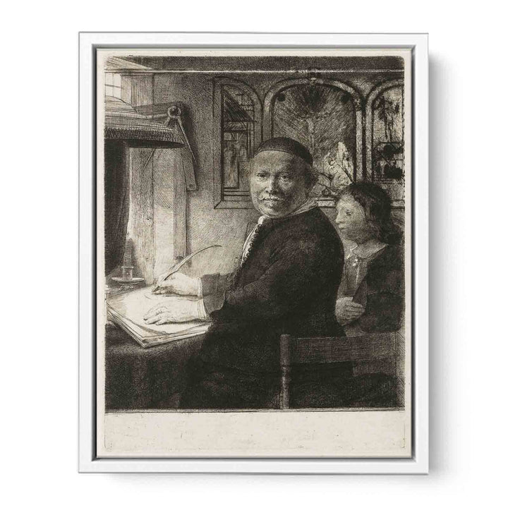 Lieven Willemsz. van Coppenol, Writing-Master Small Plate Painting