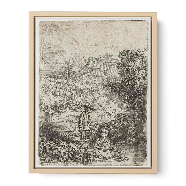 The Shepherd and his Family
 Painting