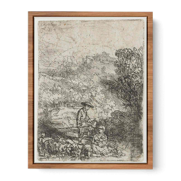 The Shepherd and his Family
 Painting