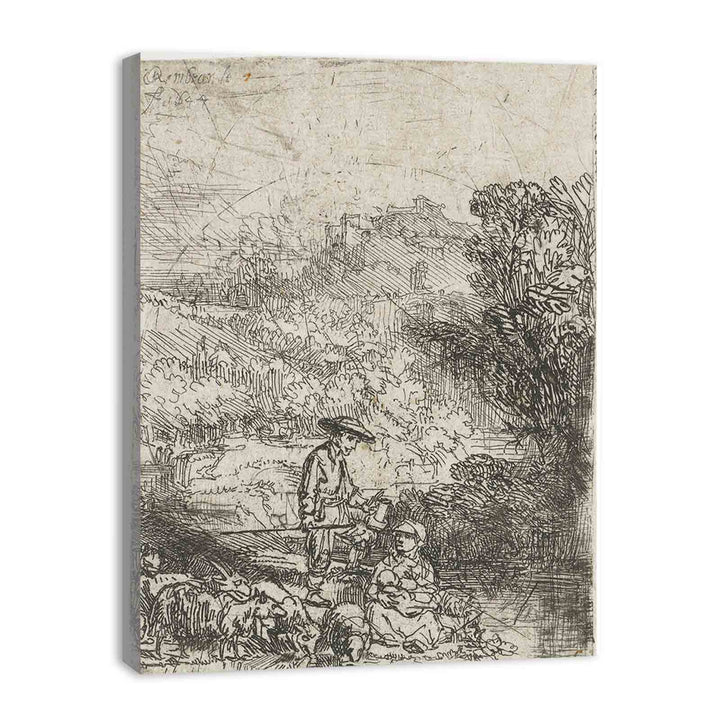 The Shepherd and his Family
 Painting