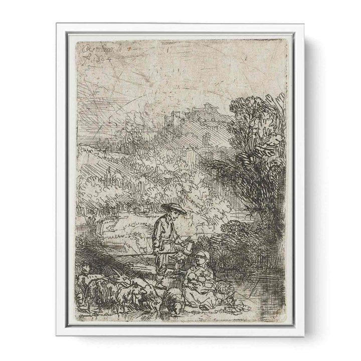 The Shepherd and his Family
 Painting