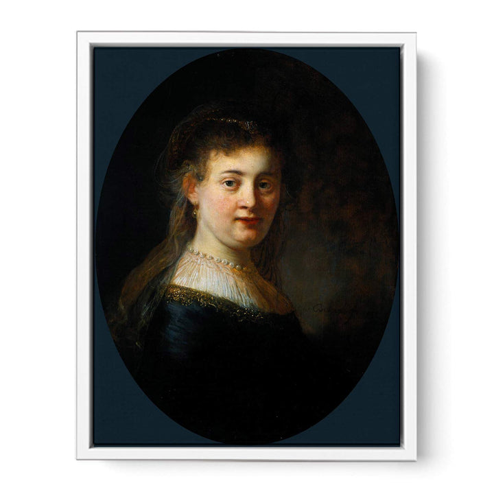 Portrait of Saskia van Uylenburgh Painting