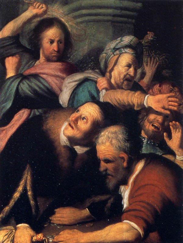 Christ Driving The Money Changers From The Temple 