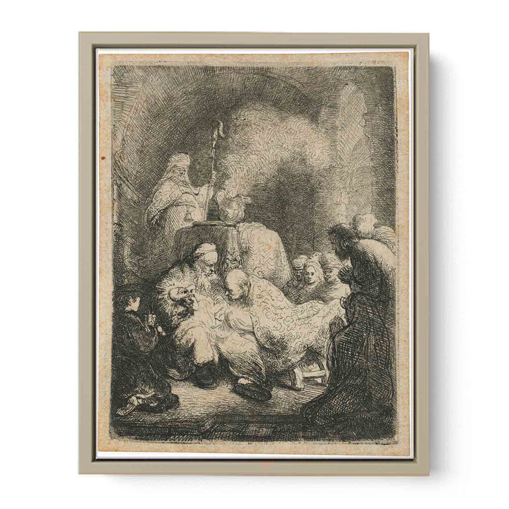 The Circumcision Small Plate Painting