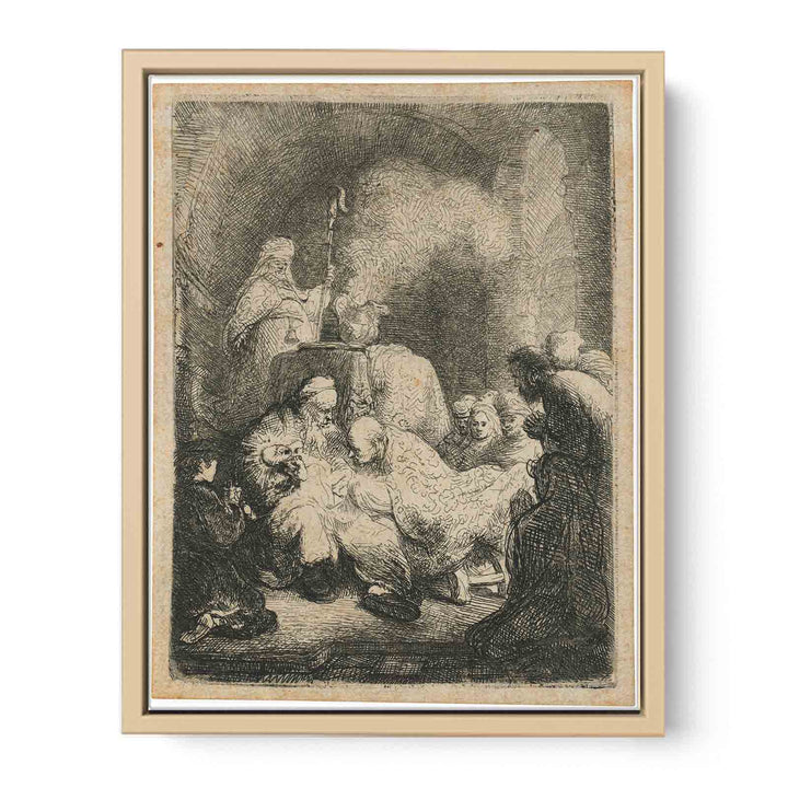 The Circumcision Small Plate Painting