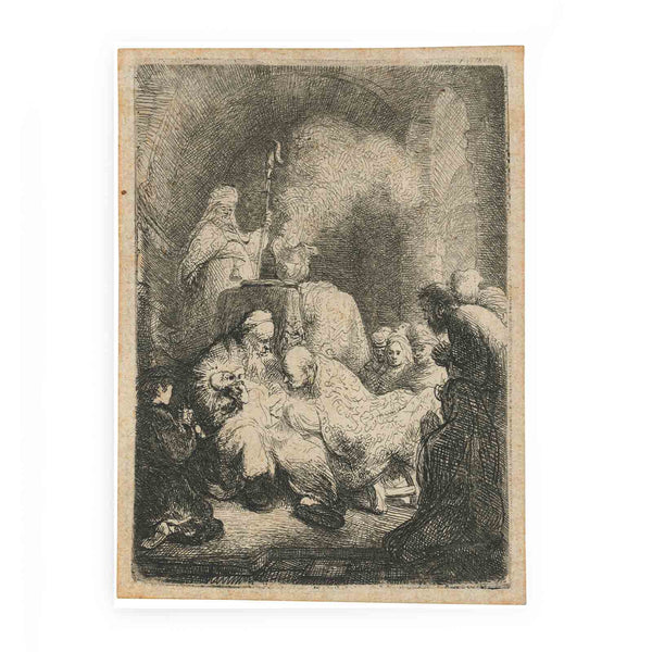 The Circumcision Small Plate Painting