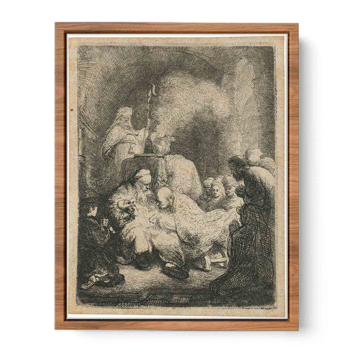 The Circumcision Small Plate Painting