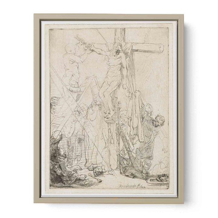 Descent From The Cross A Sketch Painting
