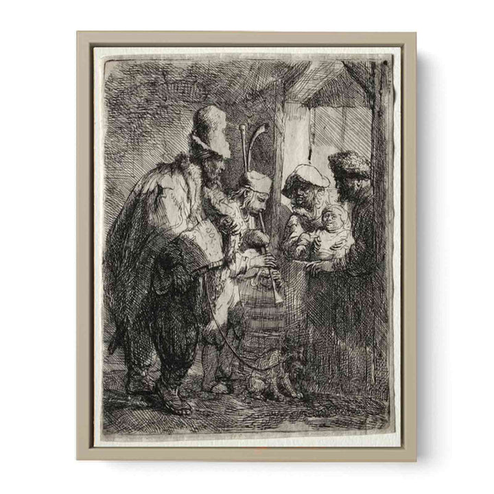 The strolling Musicians 2
 Painting
