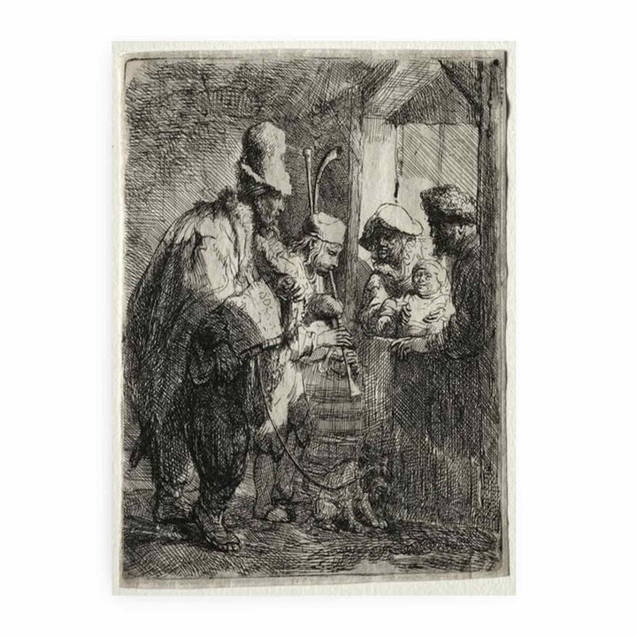 The strolling Musicians 2
 Painting