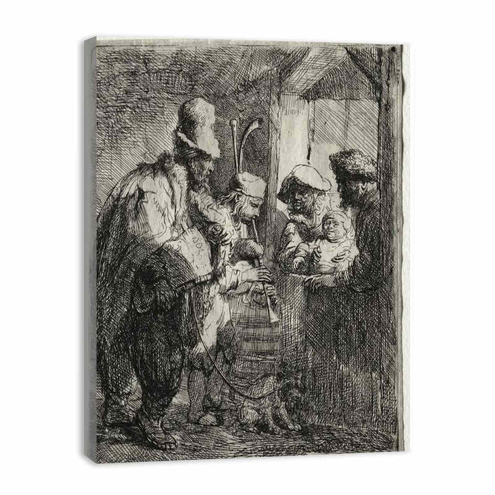 The strolling Musicians 2
 Painting