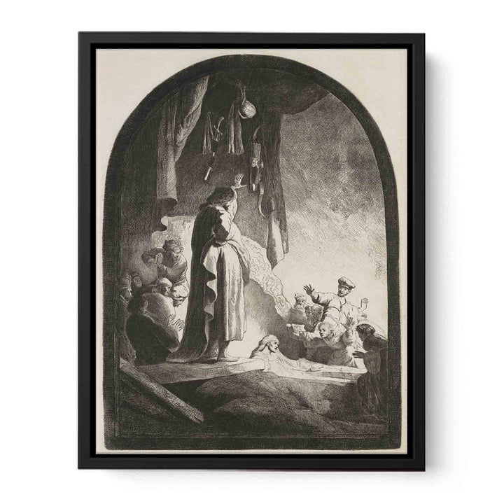 The Raising of Lazarus Large Plate Painting