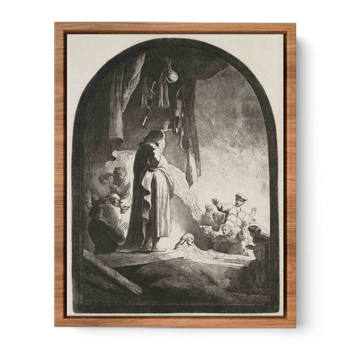 The Raising of Lazarus Large Plate Painting