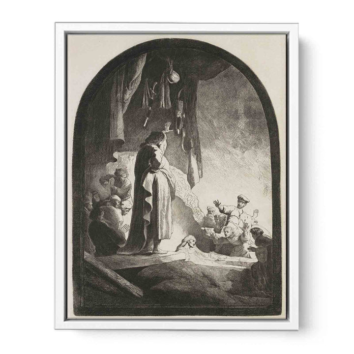 The Raising of Lazarus Large Plate Painting