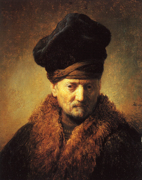 Bust of an Old Man in a Fur Cap 1630 