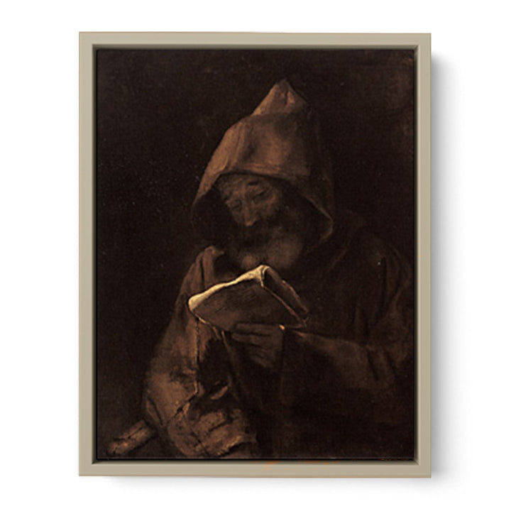 Franciscan Monk Reading
 Painting