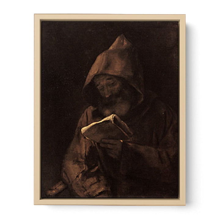 Franciscan Monk Reading
 Painting