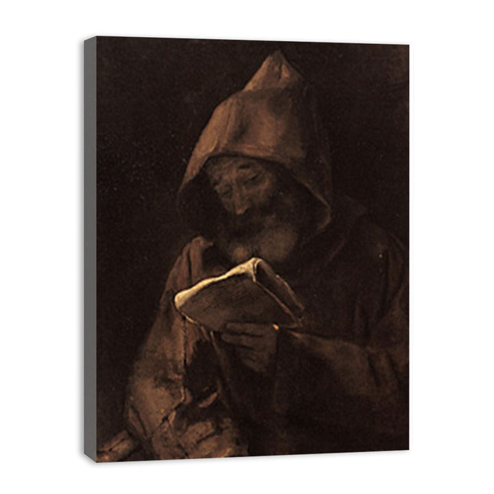 Franciscan Monk Reading
 Painting