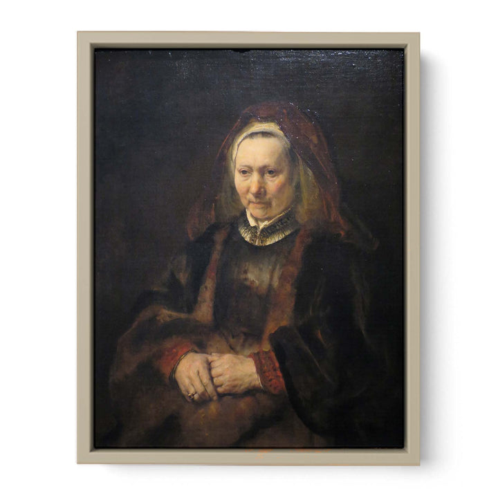 Portrait of a seated old woman
 Painting