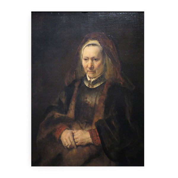 Portrait of a seated old woman
 Painting